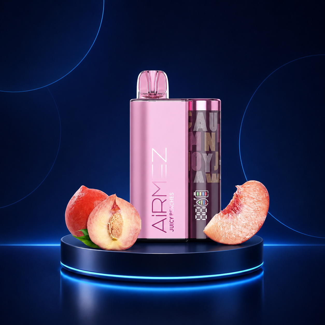 AirMez Juicy Peaches Einweg Vape 12000 Züge 2 Prozent