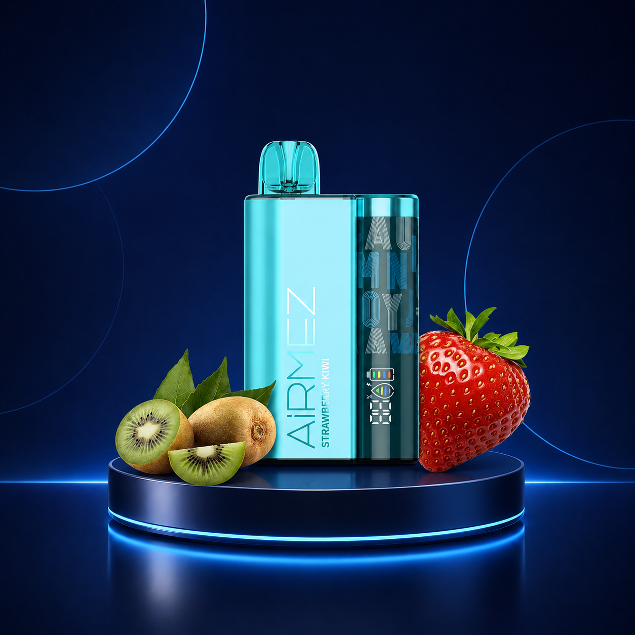 AirMez Strawberry Kiwi Einweg Vape 12000 Züge 2 Prozent
